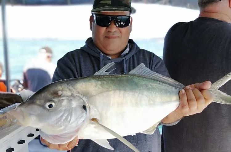 Trevally catch on an Ultimate Charters fishing trip