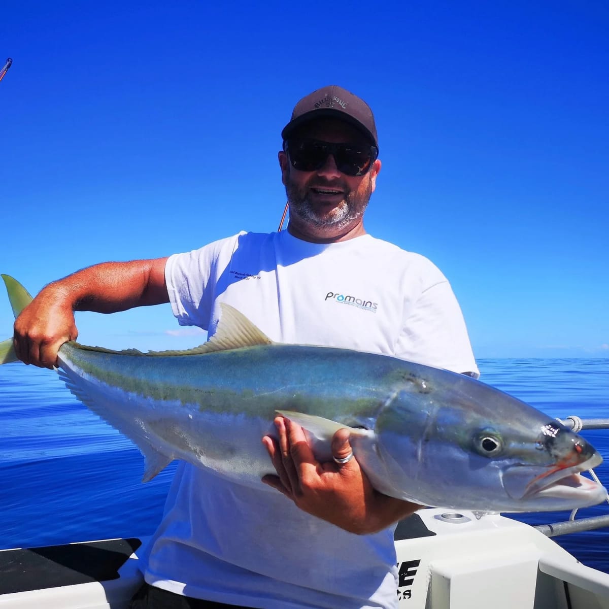 Group fishing on MV Koru